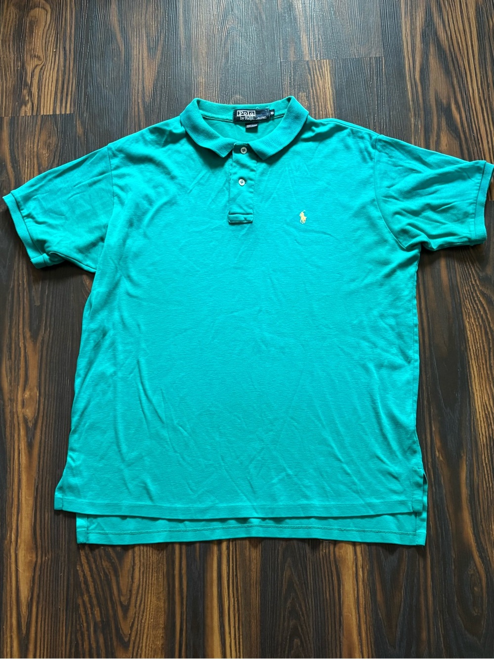 Ralph Lauren Teal Green Short Sleeve Polo